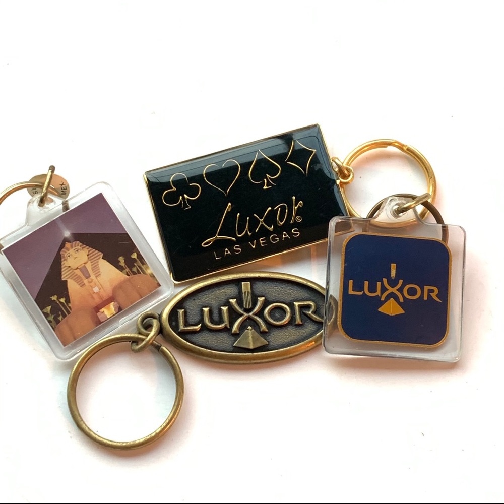 LUXOR Hotel Casino🎄Vintage Keychain Las Vegas